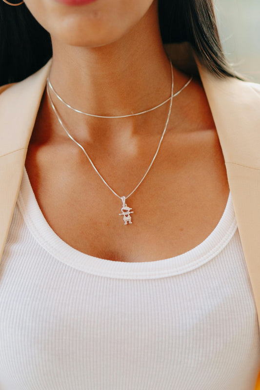 rosegold layered neck piece